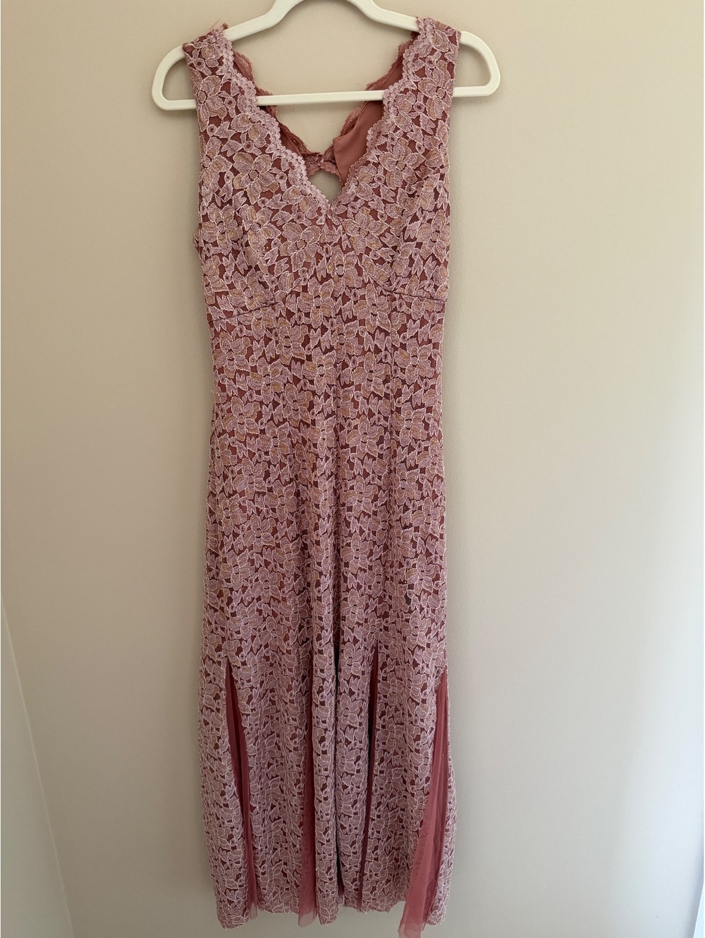 S Candalite Formal Dress, Rose, lace, mermaid
